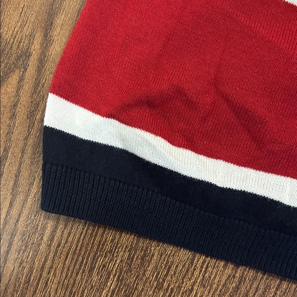 Ron Dorff - Sweden Men's Striped knitted T-Shirt - Red, Blue, and Black, Size XL - Picture 7 of 8